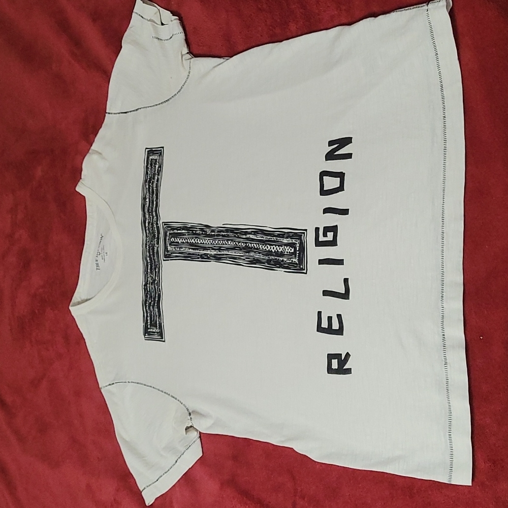 White True Religion T shirt